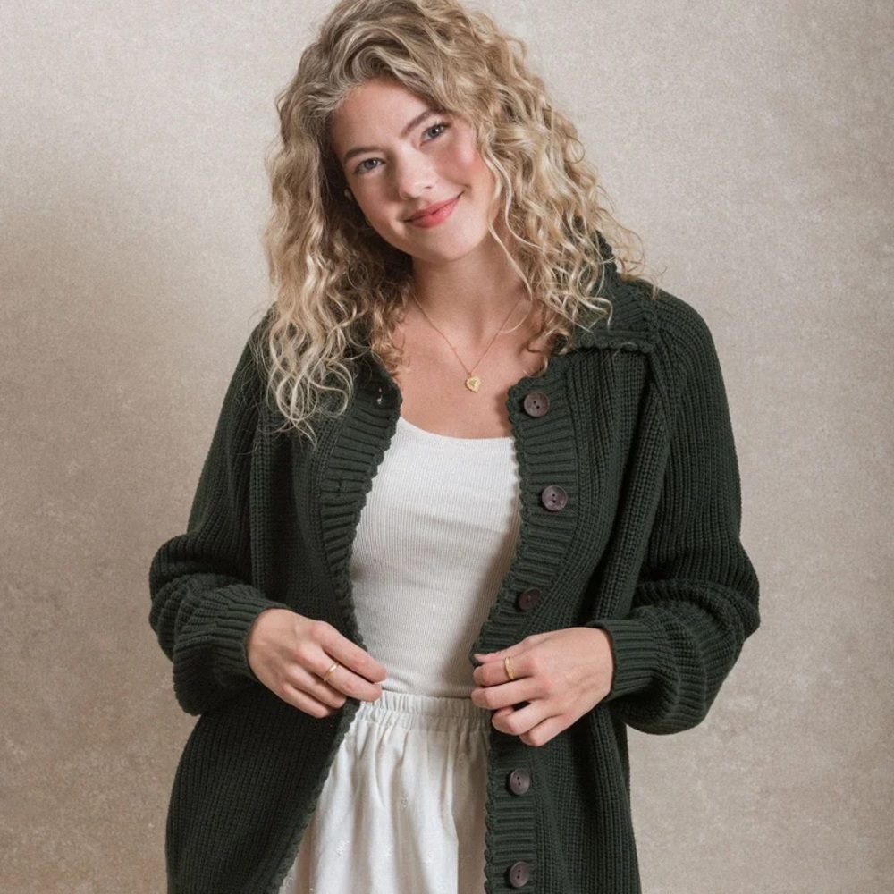 Neuflora Westlock Cardigan - Wintergreen